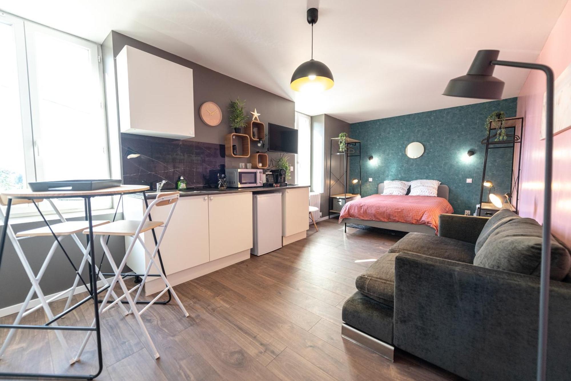 Апартаменти Kasa Lounge - Climatisation - Au Calme Rive-de-Gier Екстер'єр фото